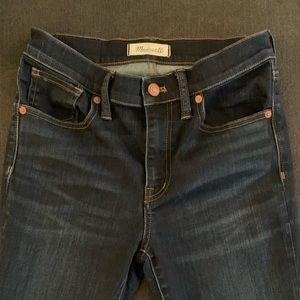 Madewell 9” High-Rise Skinny Jeans in Hayes Wash